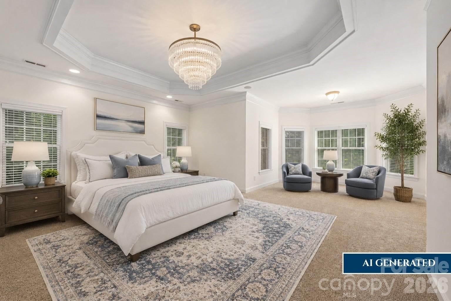 AI Generated - Lighting, and furnishings. - 4709 Rockwood Drive, Waxhaw