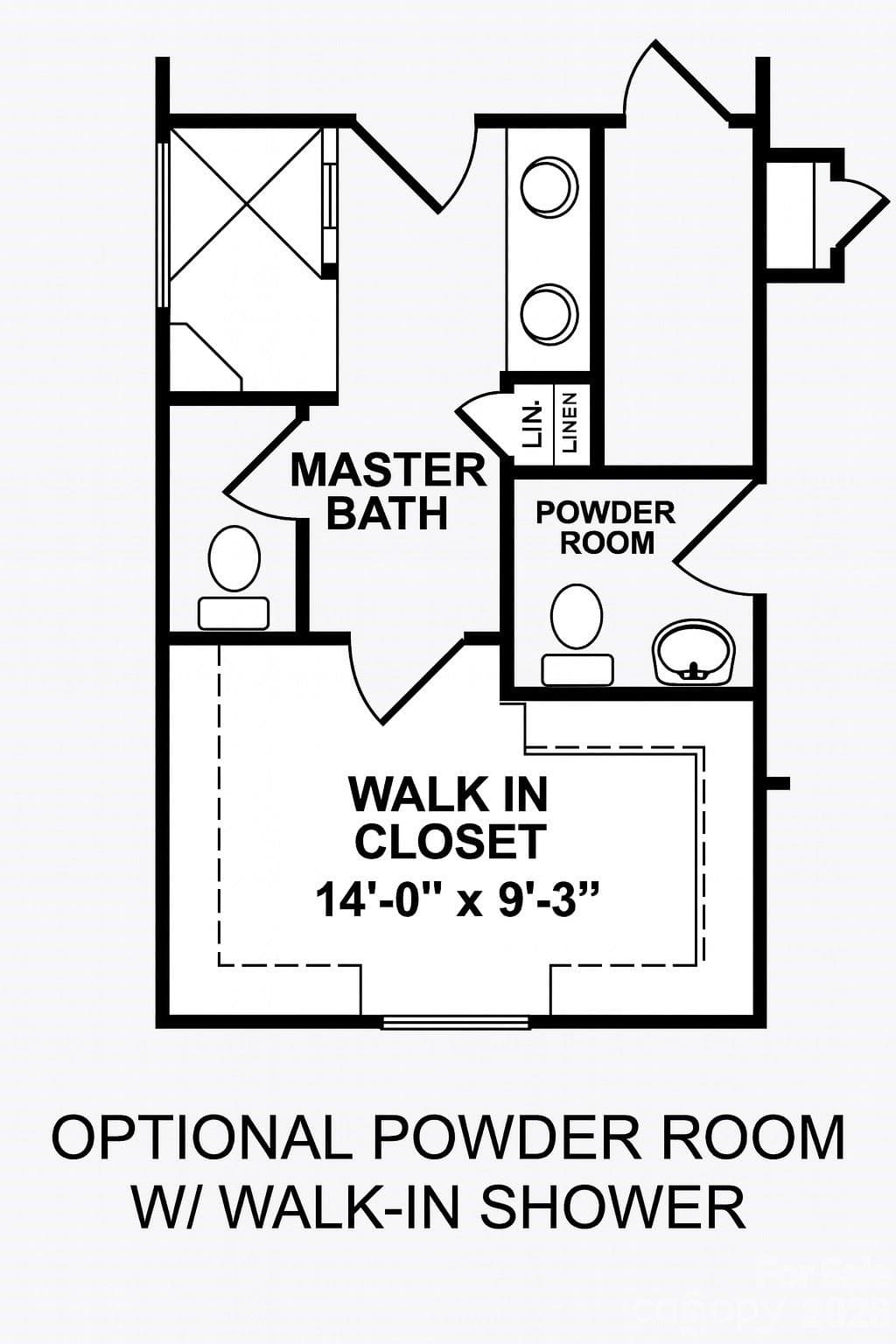 Primary Bath Layout - Concord
