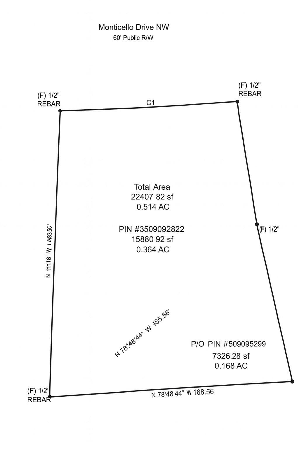 1/2 Acre Lot - Concord