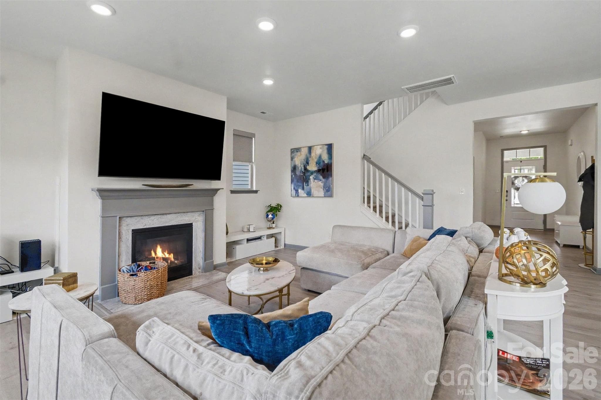 Nestle at night in this wonderful great room! - 2055 Yearden Lane, Monroe