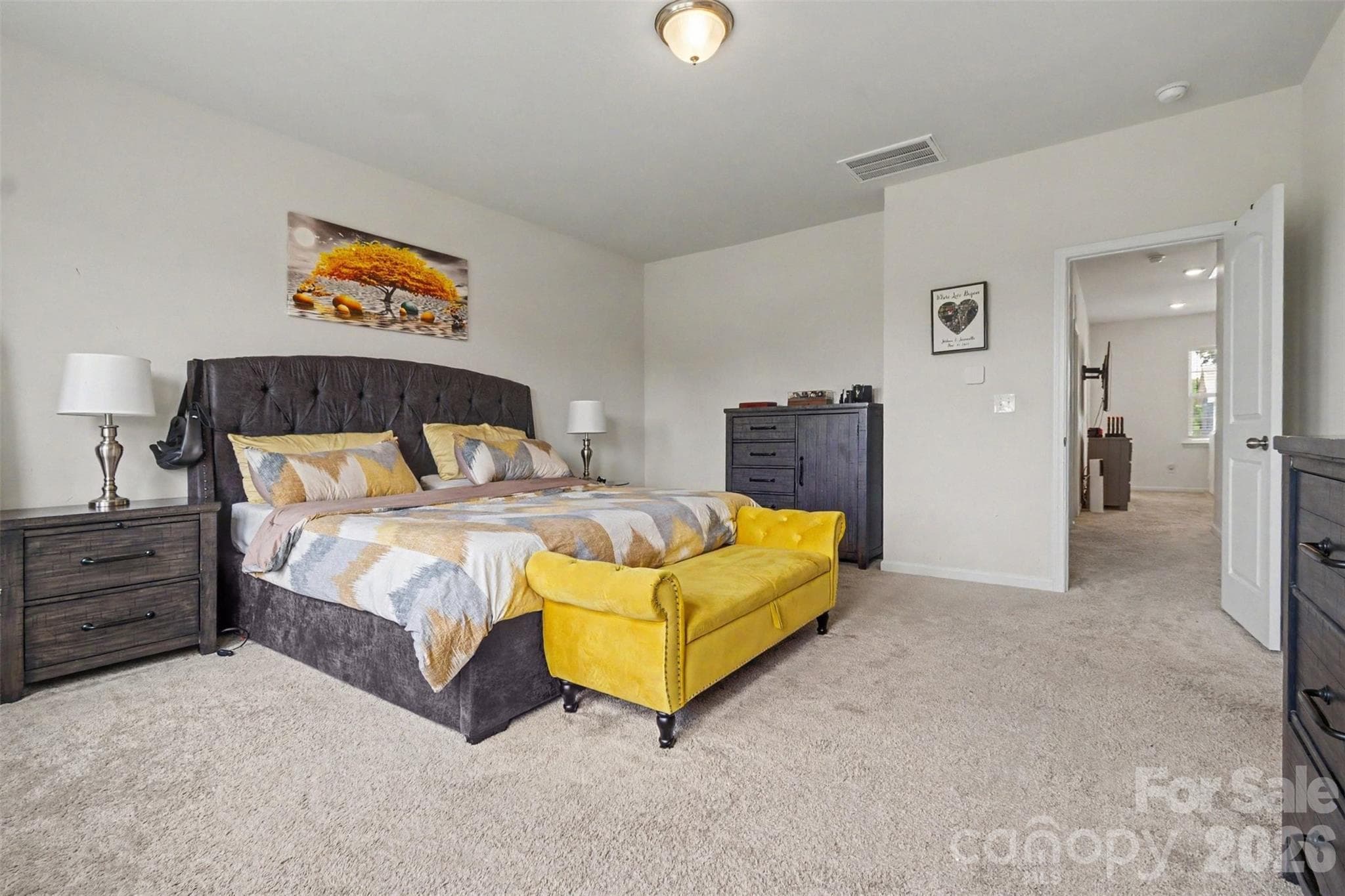 Upstairs, you will find the spacious primary bedroom... - 2055 Yearden Lane, Monroe