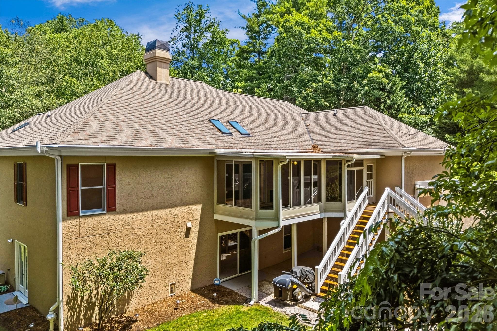 Rear Elevation - 200 Teaberry Lane, Hendersonville