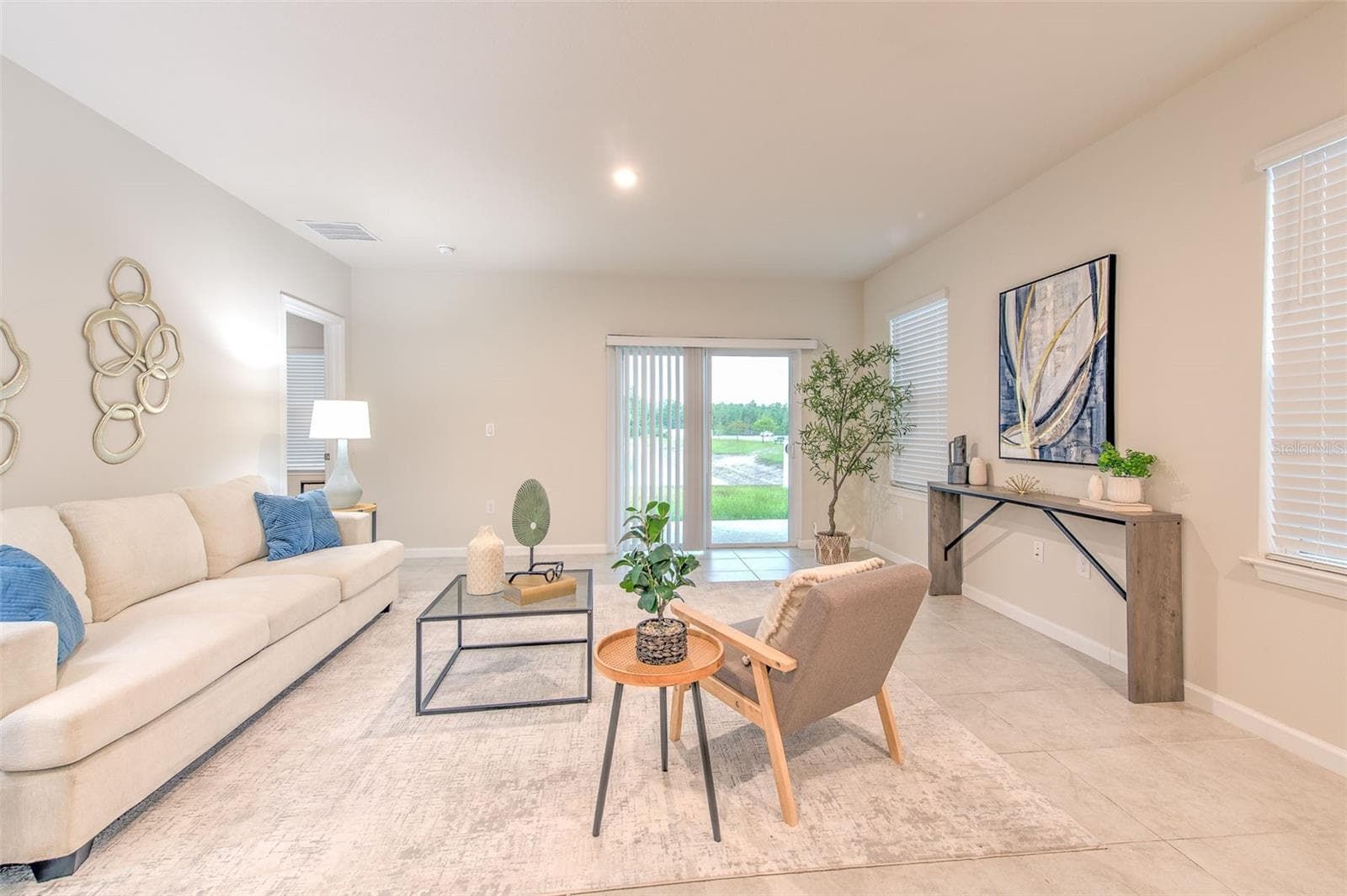 Family Room with view of Patio - 11836 BRISTOL BRIDGE RD, SPRING HILL