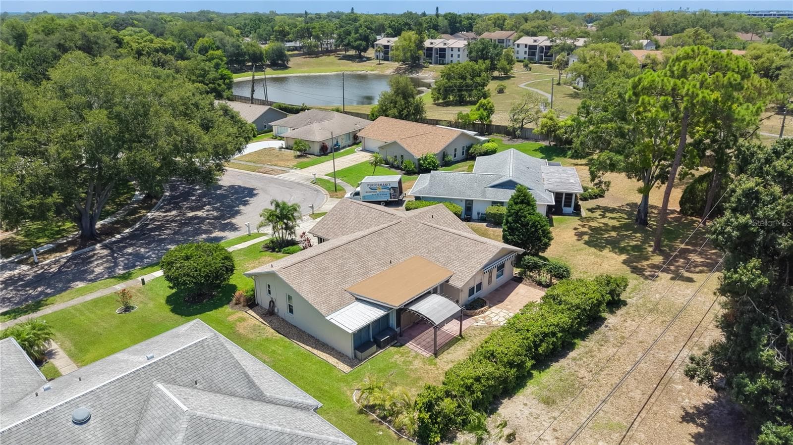 Aerial Southeast - 2632 CAMILLE DR, PALM HARBOR