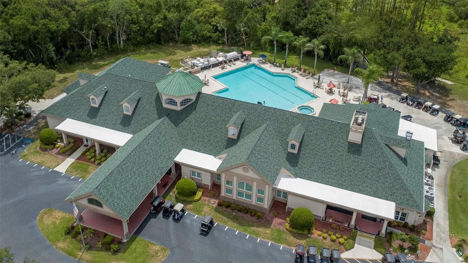 Clubhouse Drone Overview - 10029 BROOKDALE DR, NEW PORT RICHEY