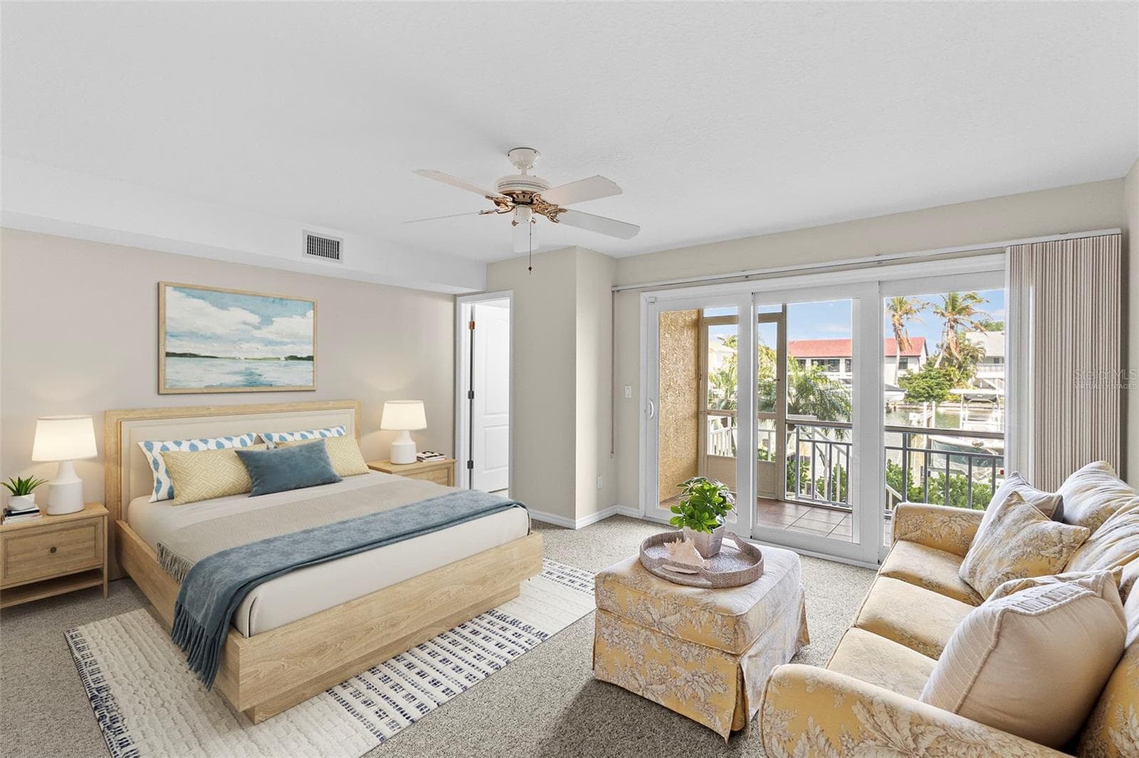 Lower Level Guest Suite Virtually Staged - 1071 PINELLAS BAYWAY S, ST PETERSBURG