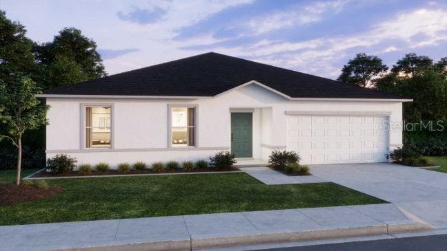 Artist Rendering at Dusk - 1475 TRINIDAD ST, DELAND