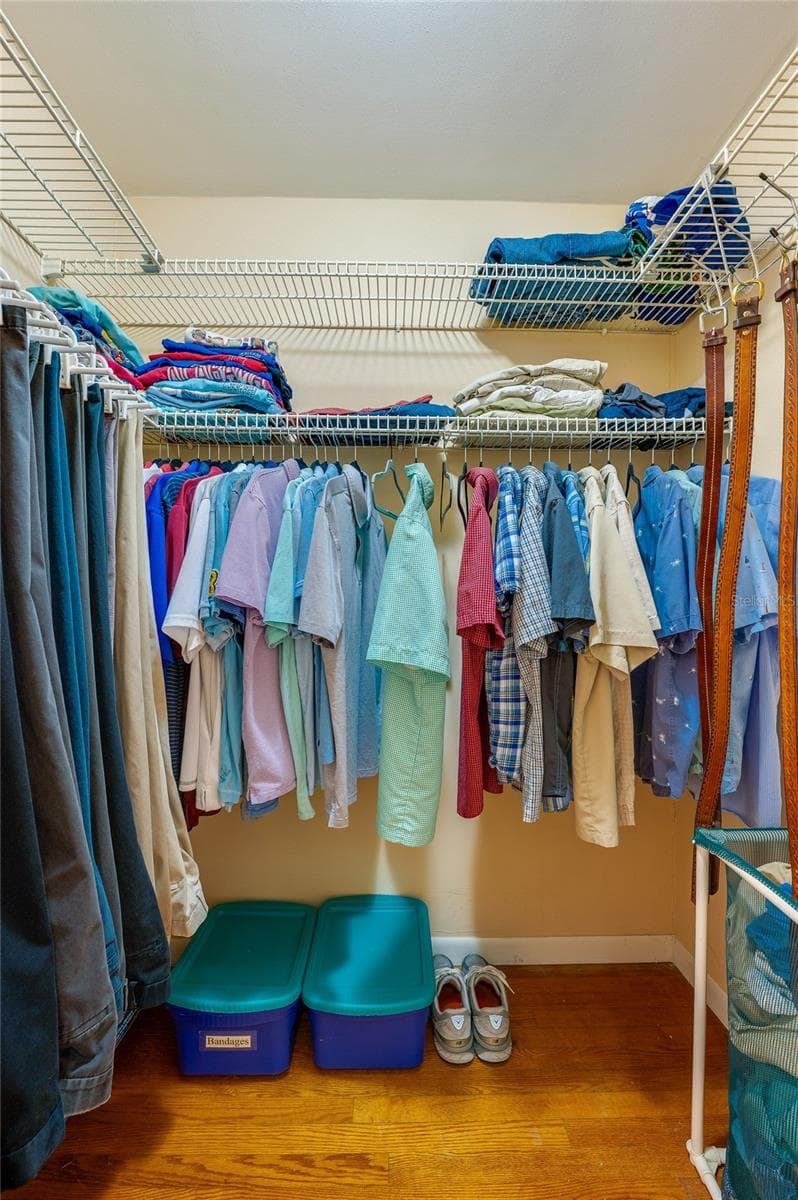 Primary closet #1 - 697 JOHN ANDERSON DR, ORMOND BEACH