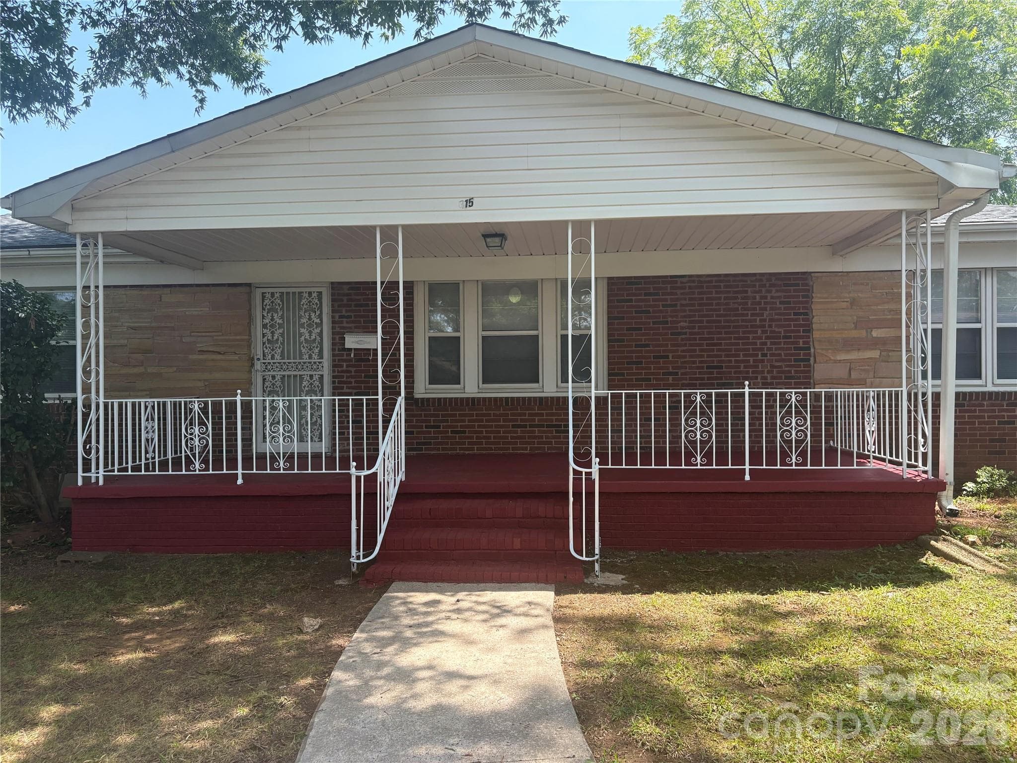 Large Front Covered Porch - Concord