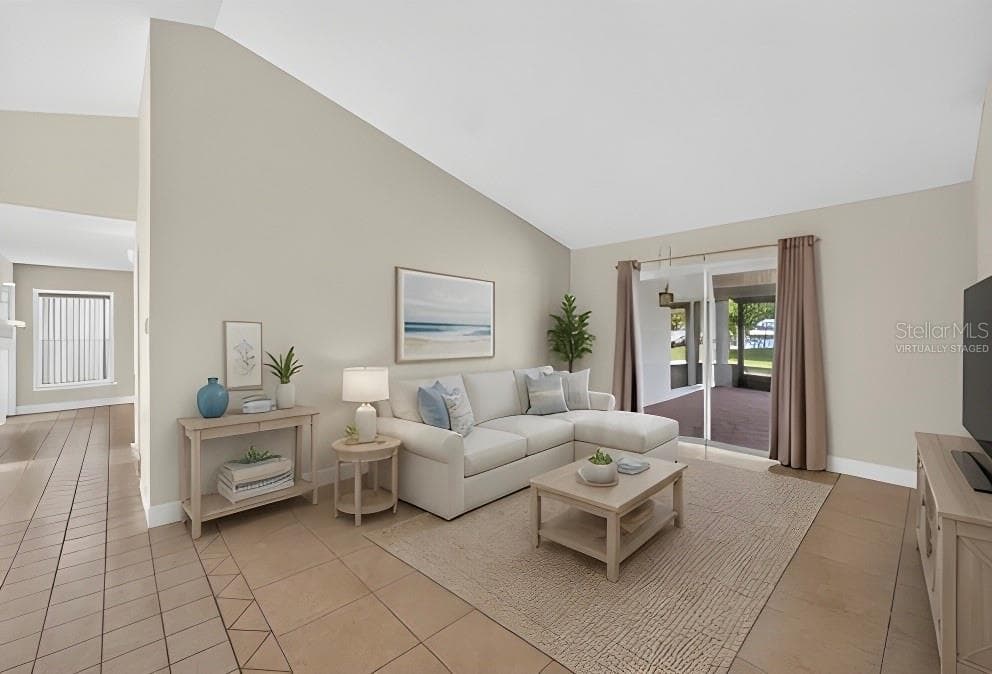 Virtually Staged Formal Living Room - 5309 ST LUCIA DR, LAKELAND