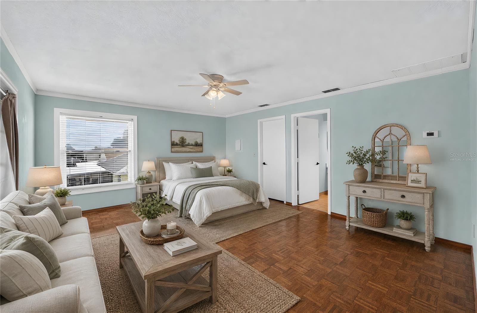 Virtually Staged 2nd Primary Bedroom on 2nd Floor - 5309 ST LUCIA DR, LAKELAND