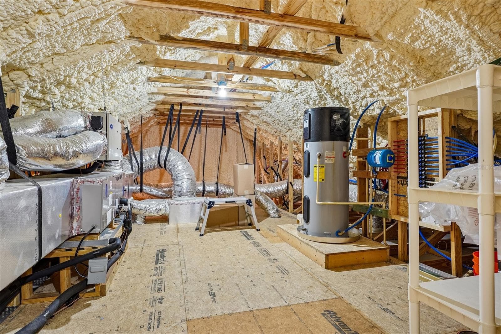 Spray Foam-Insulated Attic - 1212 FIESTA KEY CIR, LADY LAKE