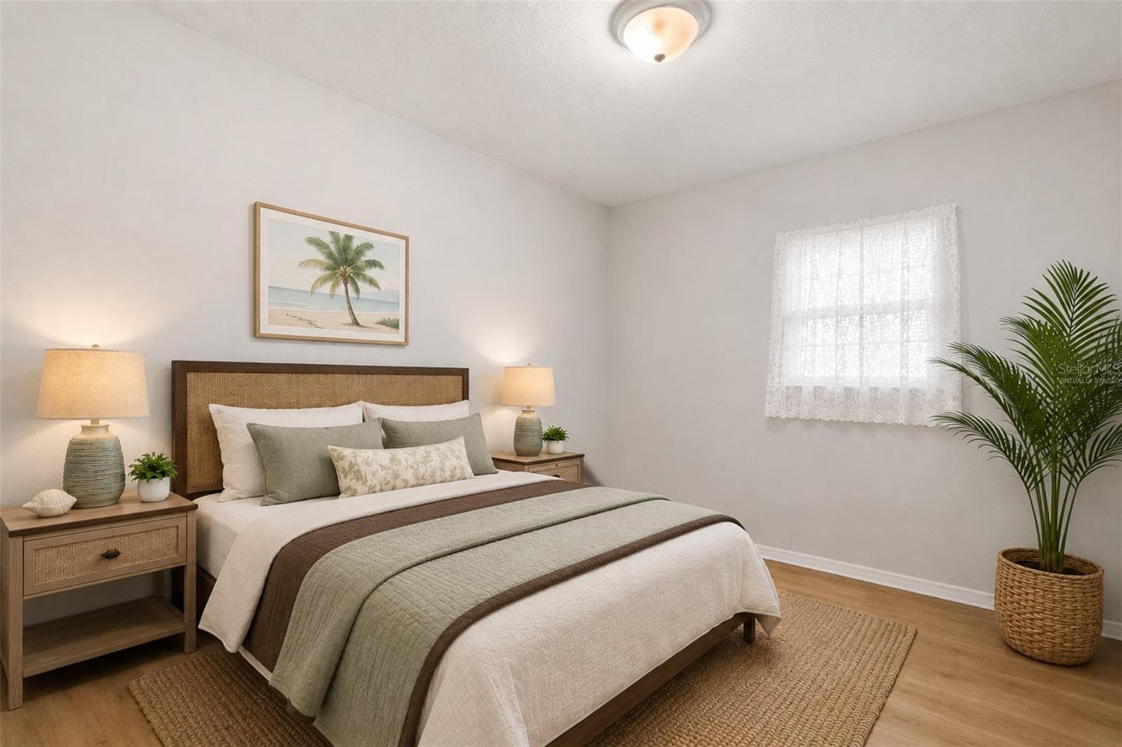 Bedroom - Virtually Staged Furniture - 3469 JANET ST, APOPKA