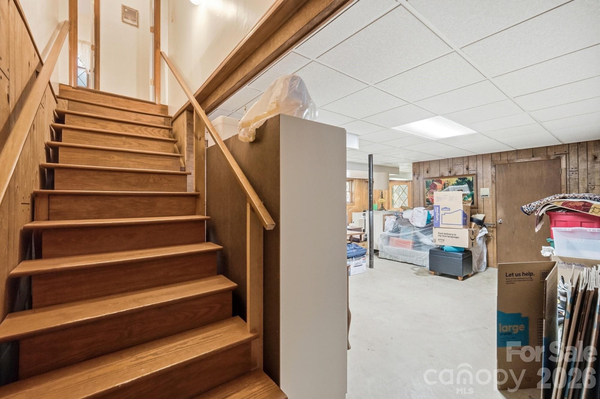 Basement Stairs - 11300 NC Hwy 73 Highway E, Mount Pleasant