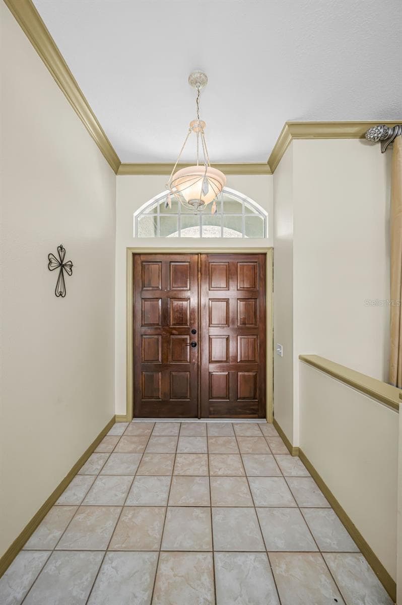Front entry - 4084 LIGUSTRUM DR, PALM HARBOR