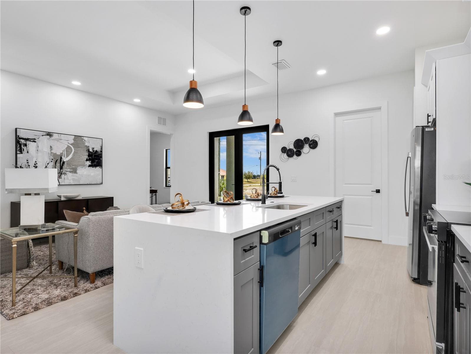 Kitchen picture taken from another model home - 1704 NW 6TH PL, CAPE CORAL