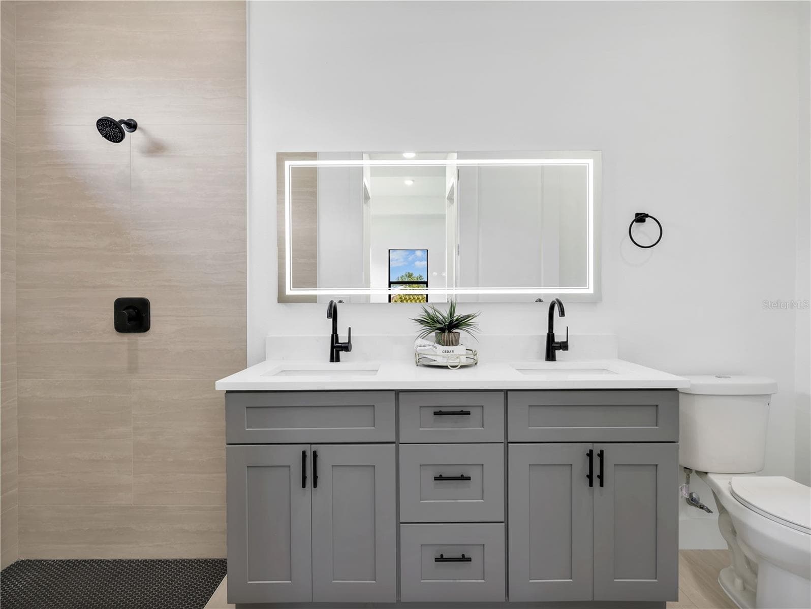 Master Bathroom picture taken from another model home - 1704 NW 6TH PL, CAPE CORAL