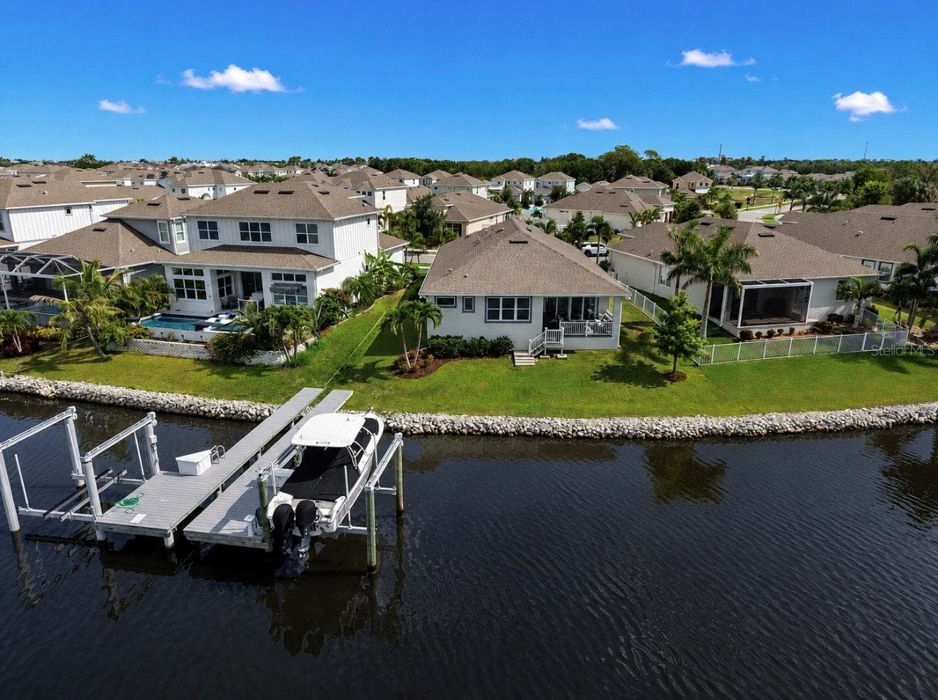 Aerial View Back - 5347 WISHING ARCH DR, APOLLO BEACH