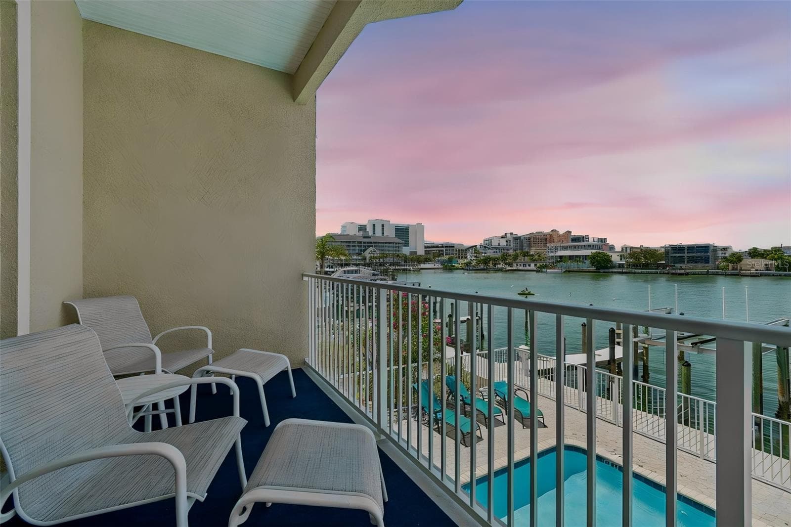 Balcony off Living room - 620 BAYWAY BLVD #5, CLEARWATER BEACH