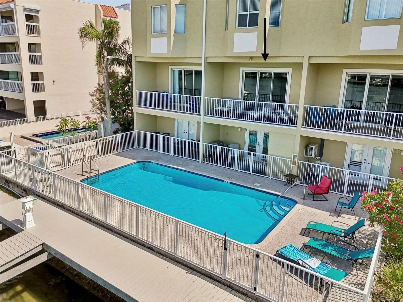 Rear elevation - 620 BAYWAY BLVD #5, CLEARWATER BEACH
