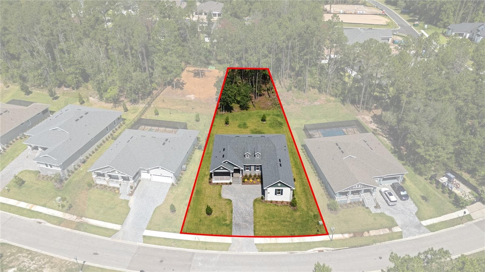 Aerial view - 3926 SOUTHERN VALLEY LOOP, BROOKSVILLE