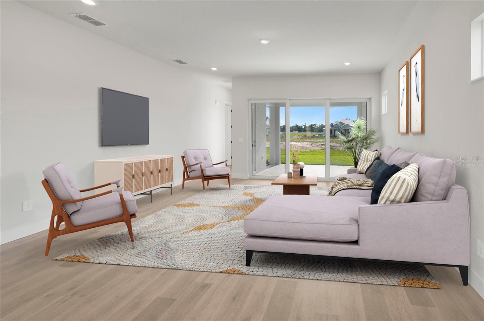 Family Room **Virtually Staged - 6821 CHLOE CT, SARASOTA