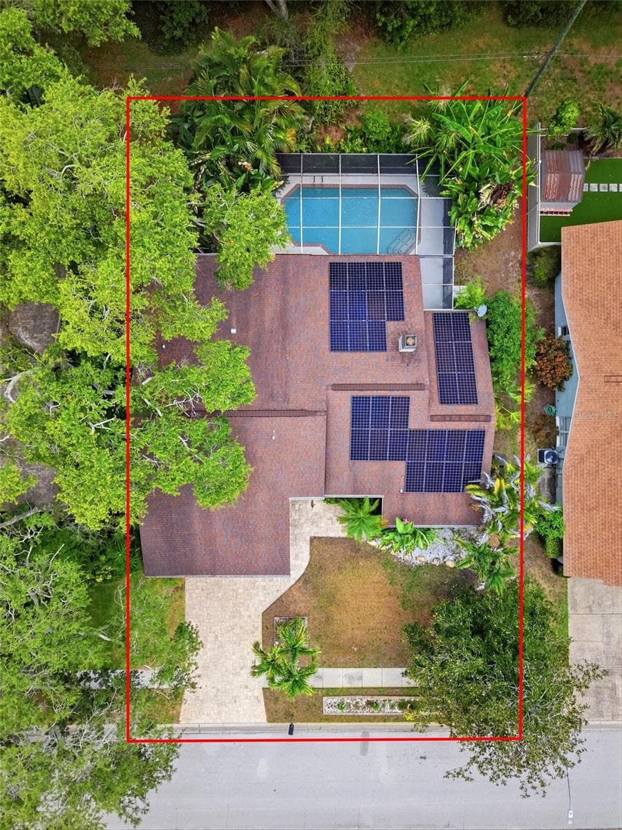 Aerial View - 4733 LAKE VALENCIA BLVD W, PALM HARBOR