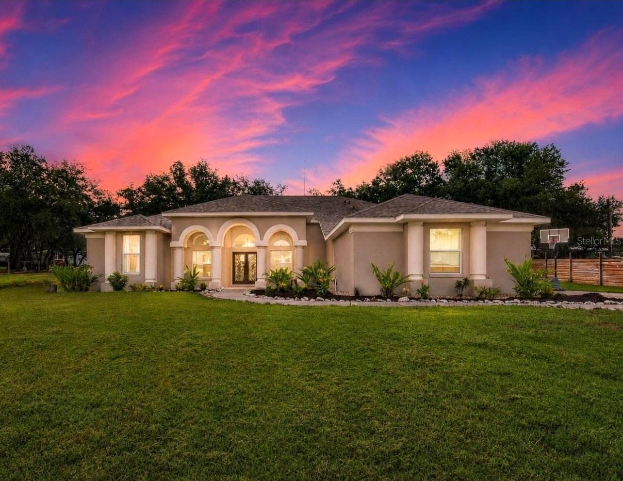 Front of home - night shot - 13020 SHADOW RUN BLVD, RIVERVIEW