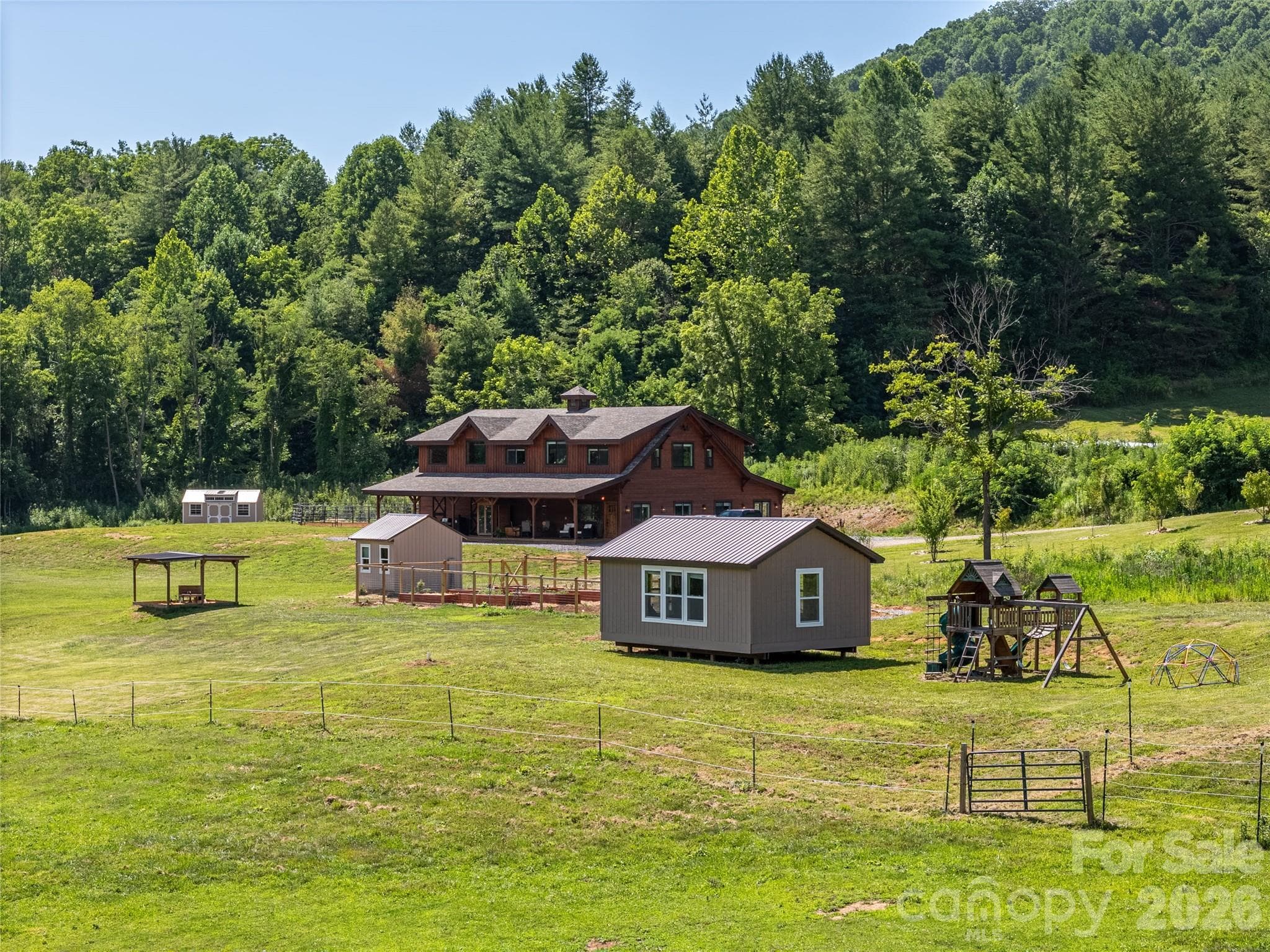 Kids Play Area, Raised Beds and Fenced Pasture - 793 State Highway 197 South, Burnsville