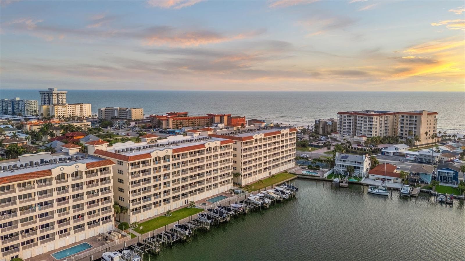 Back of building exterior on Boca CIEGA Bay - 17717 GULF BLVD #604, REDINGTON SHORES