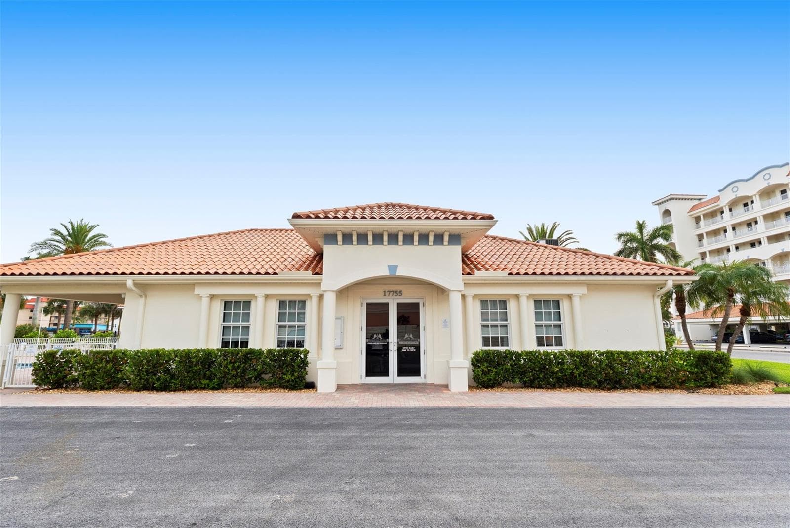 Community clubhouse entry - 17717 GULF BLVD #604, REDINGTON SHORES