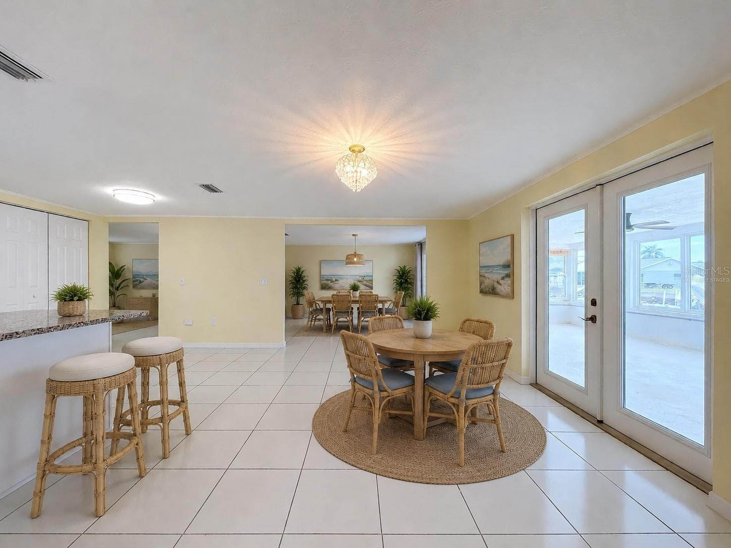 Eat in kitchen-virtually staged - 7401 ISLANDER LN, HUDSON