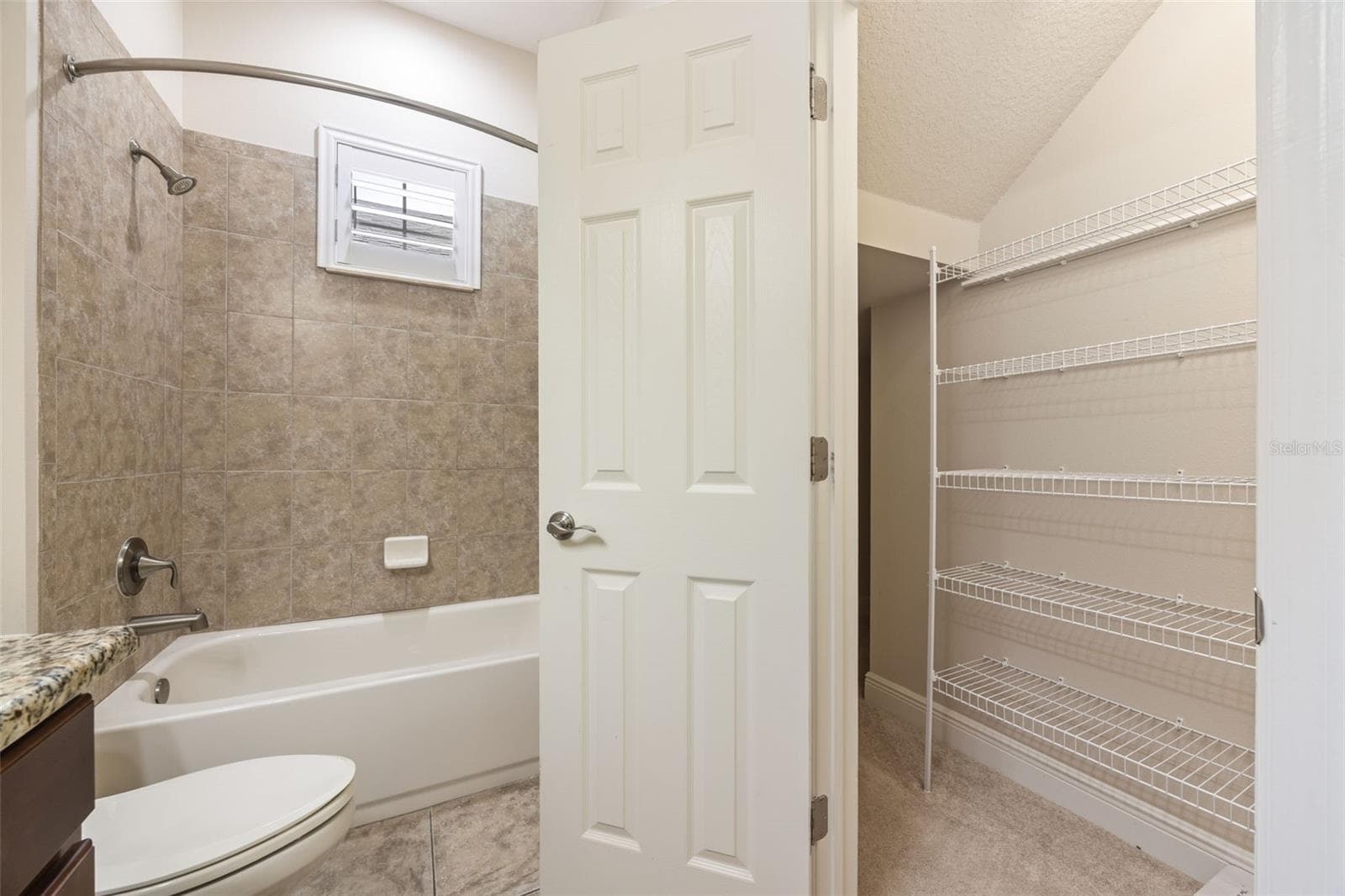Guest Bathroom Main Floor with Storage under stairs - 510 WINTERSIDE DR, APOLLO BEACH