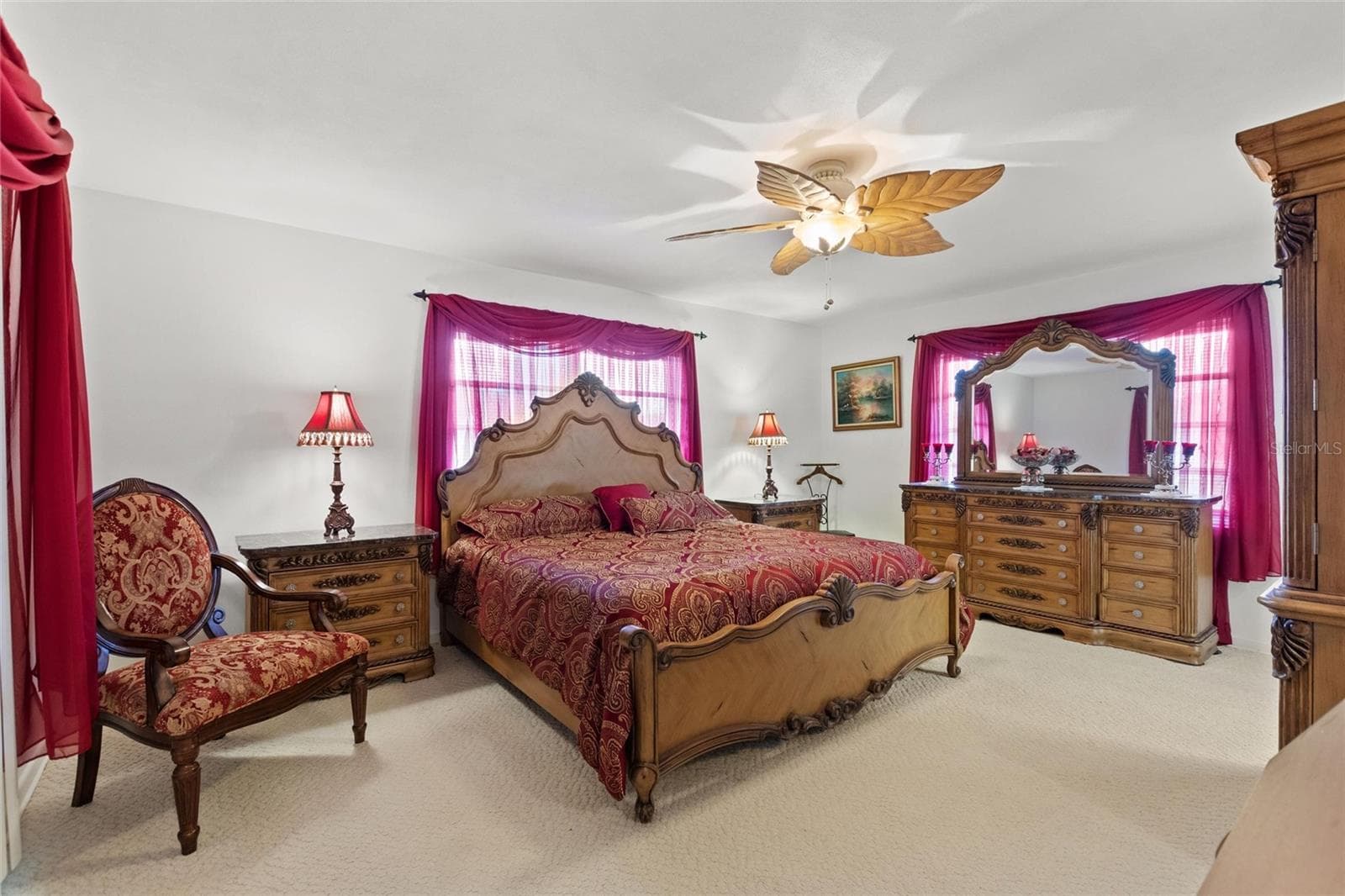 Master bedroom - 6197 AMARYLLIS DR, INDIAN LAKE ESTATES