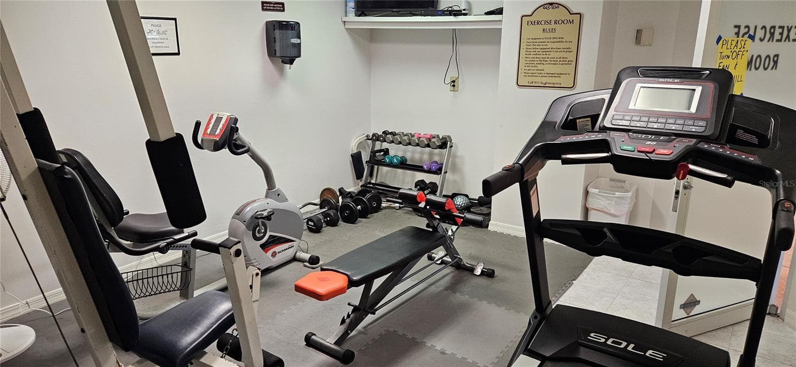Community exercise room - 2320 TERRA CEIA BAY BLVD #403, PALMETTO