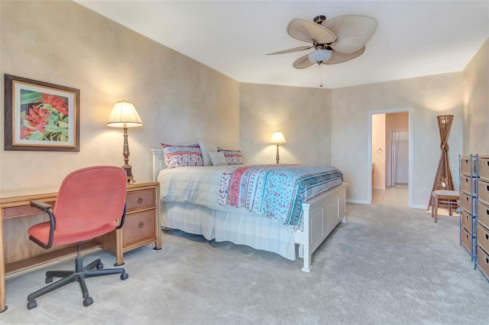 Primary bedroom with full bathroom ensuite and walk-in closet - 2 15TH AVE #303, INDIAN ROCKS BEACH