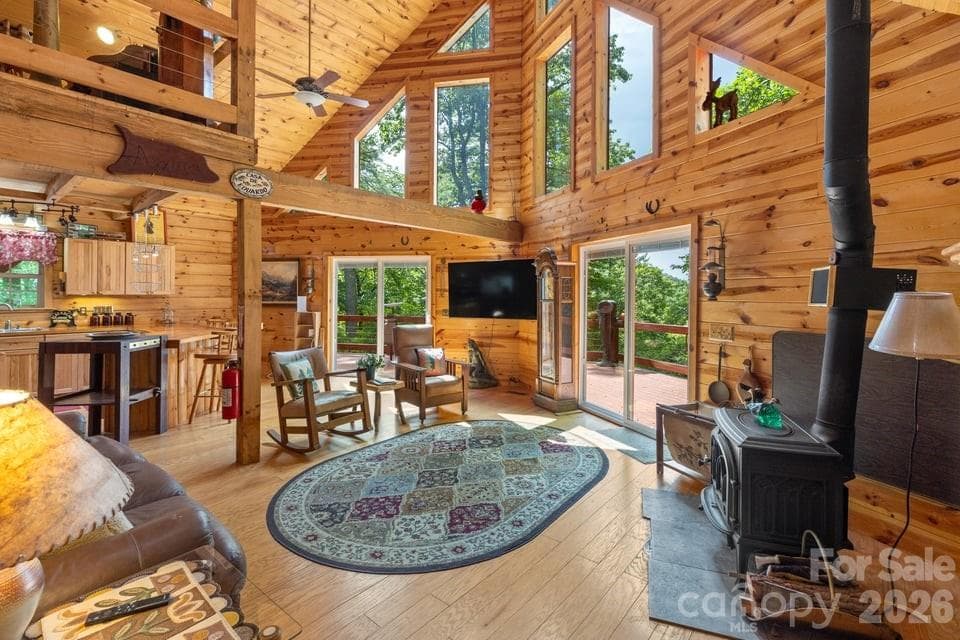Living Room - 4435 Flat Mountain Road, Highlands