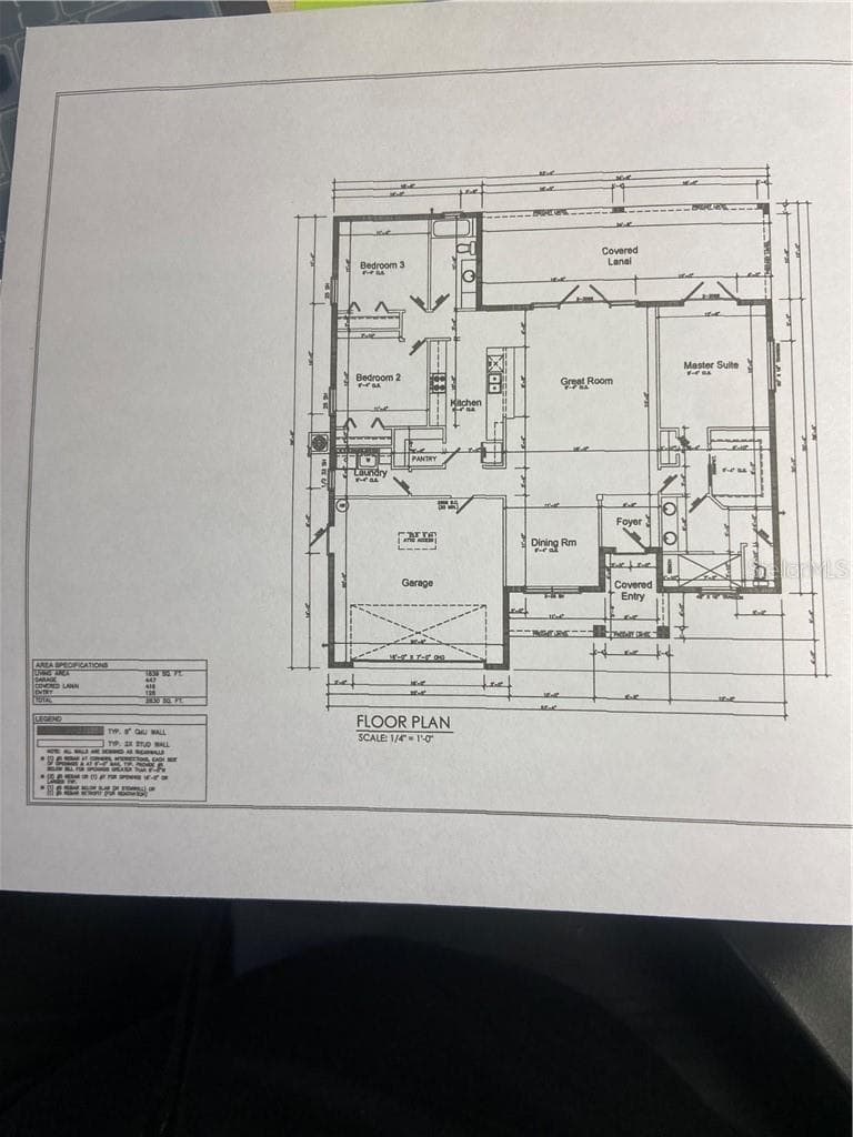 floor plan - 410 CITROEN DR, SEBRING