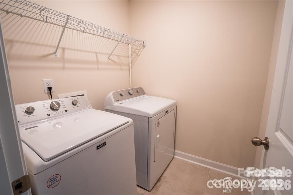 washer and dryer included laundry room upstairs - 508 Tayberry Lane, Fort Mill