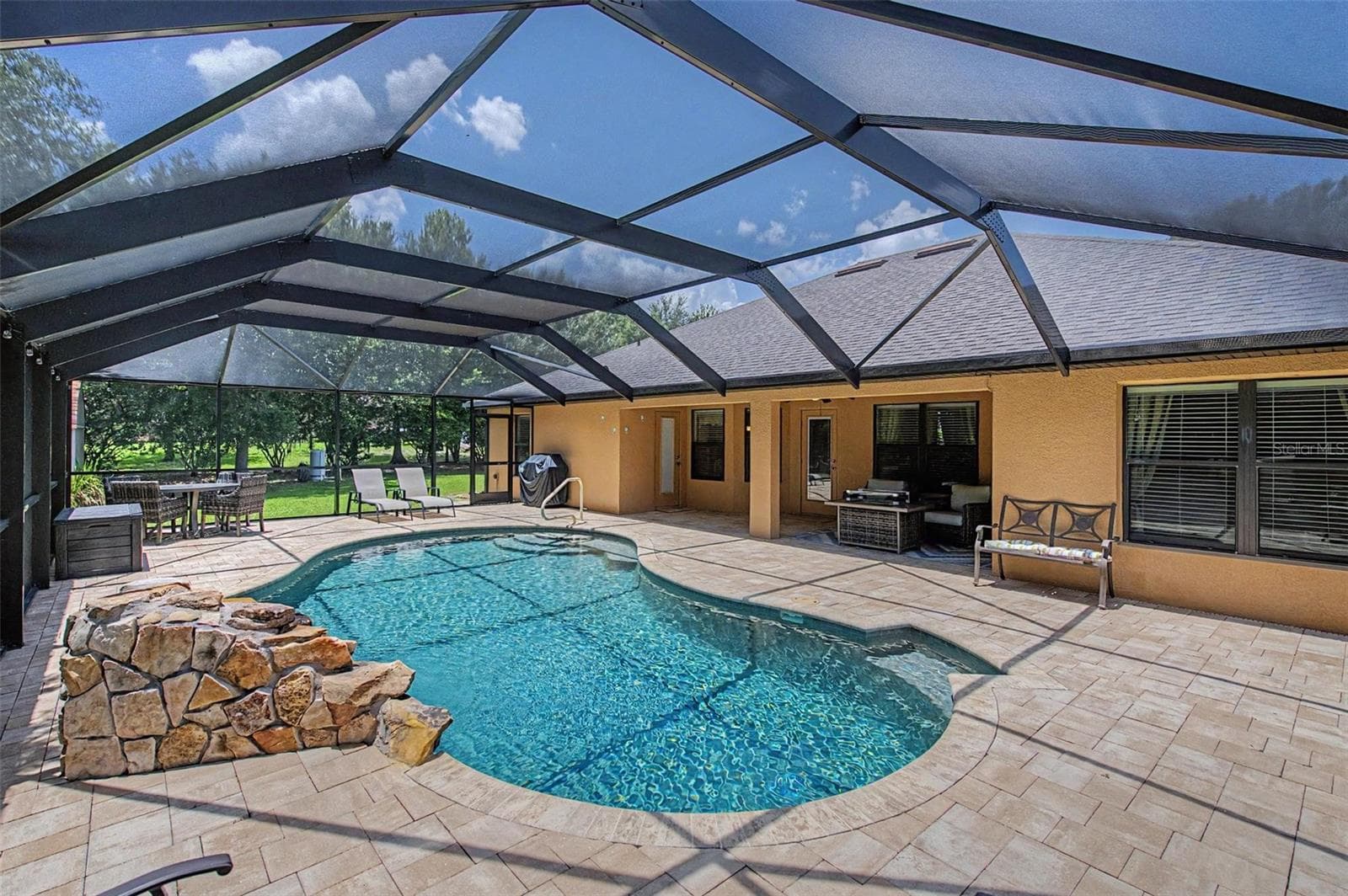 Pool Area - 27928 AUSTIN WOODS DRIVE, DADE CITY