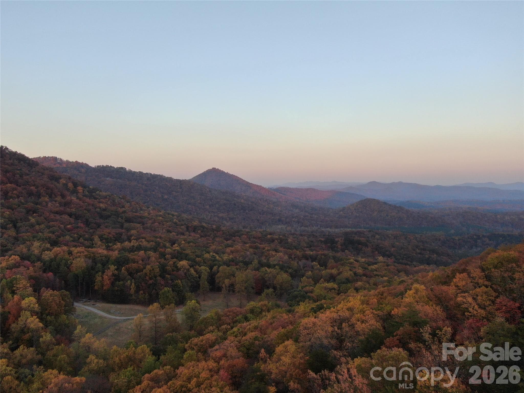 aerial from lot to private acreage and conservancy in distrance - Lot 22 A Pinnacle Parkway, Union Mills