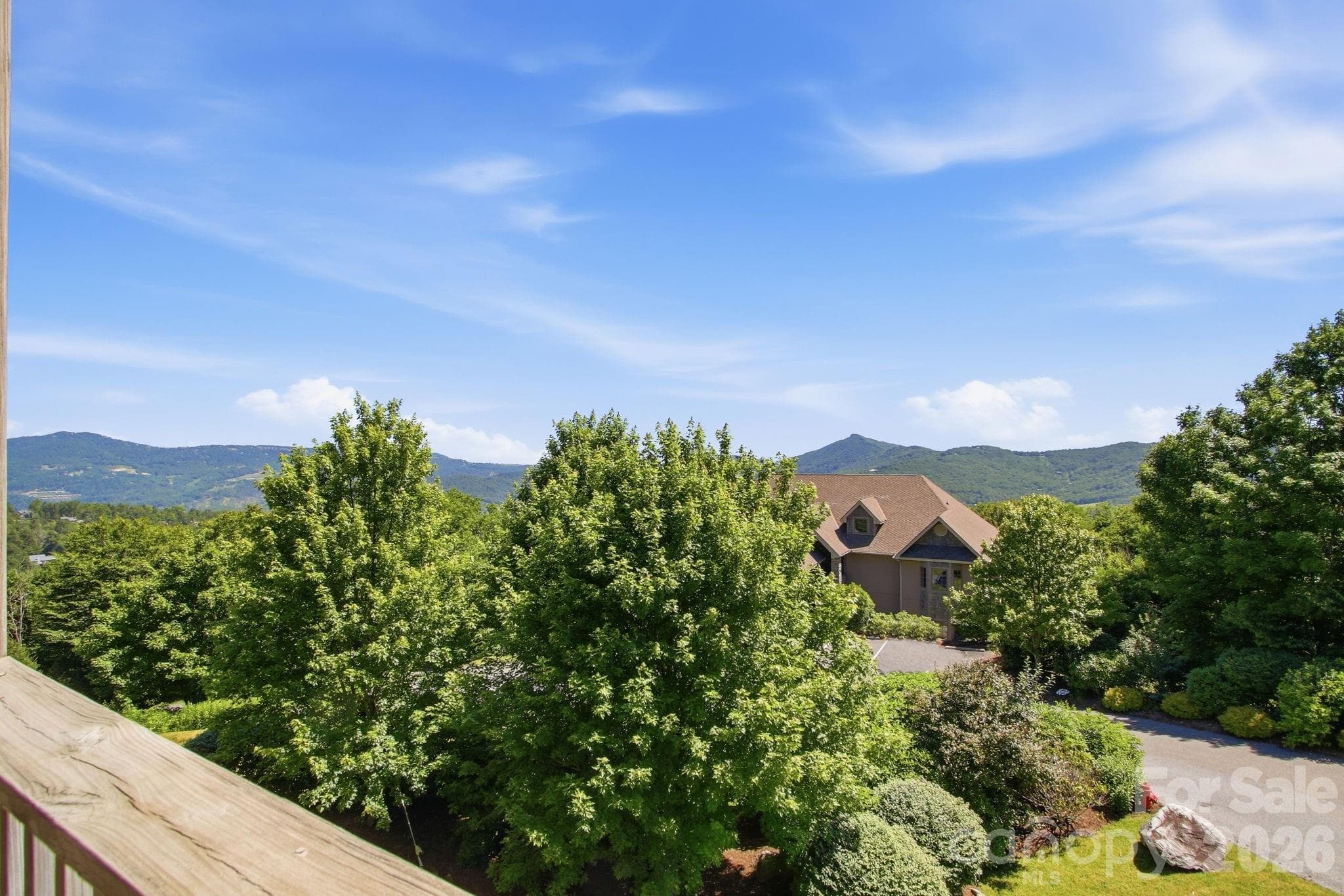 Deck View - 314 Ridgeline Mountain, Banner Elk