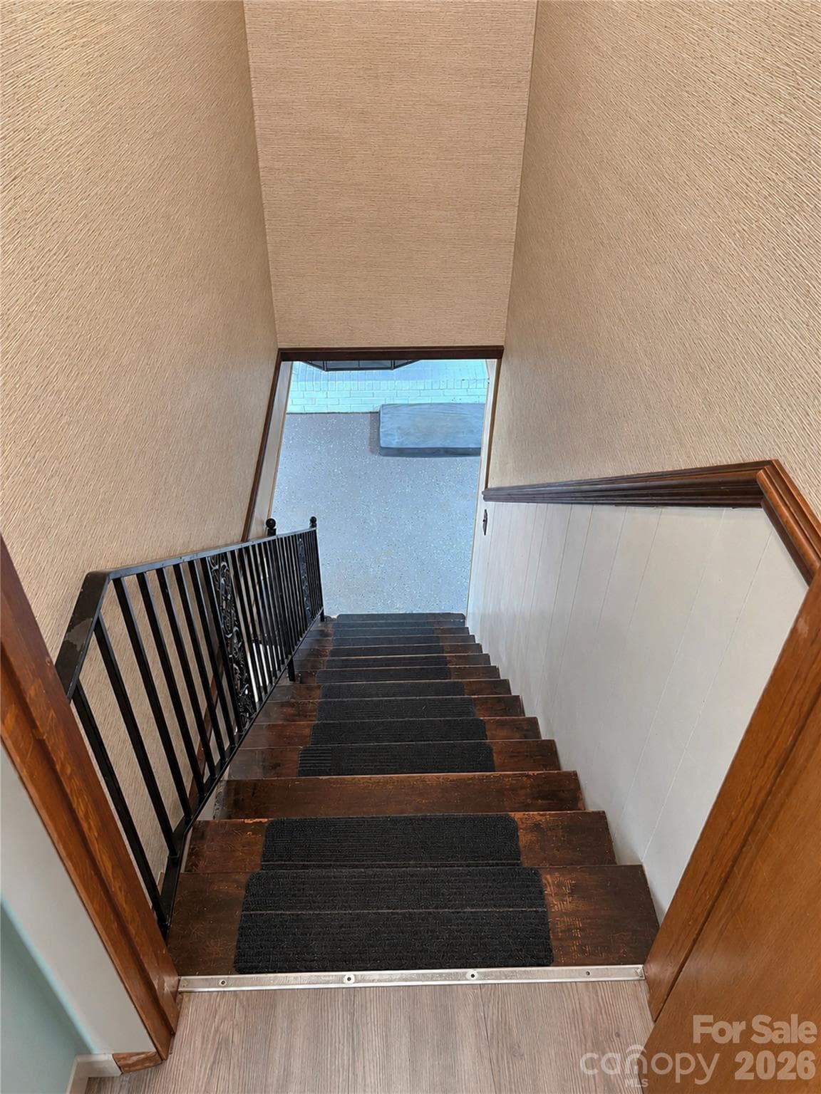 Basement Staircase - 467 Forest Lake Road, Forest City