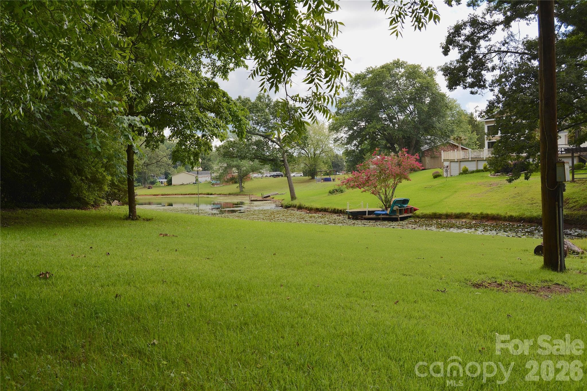 Backyard few of lake - 467 Forest Lake Road, Forest City