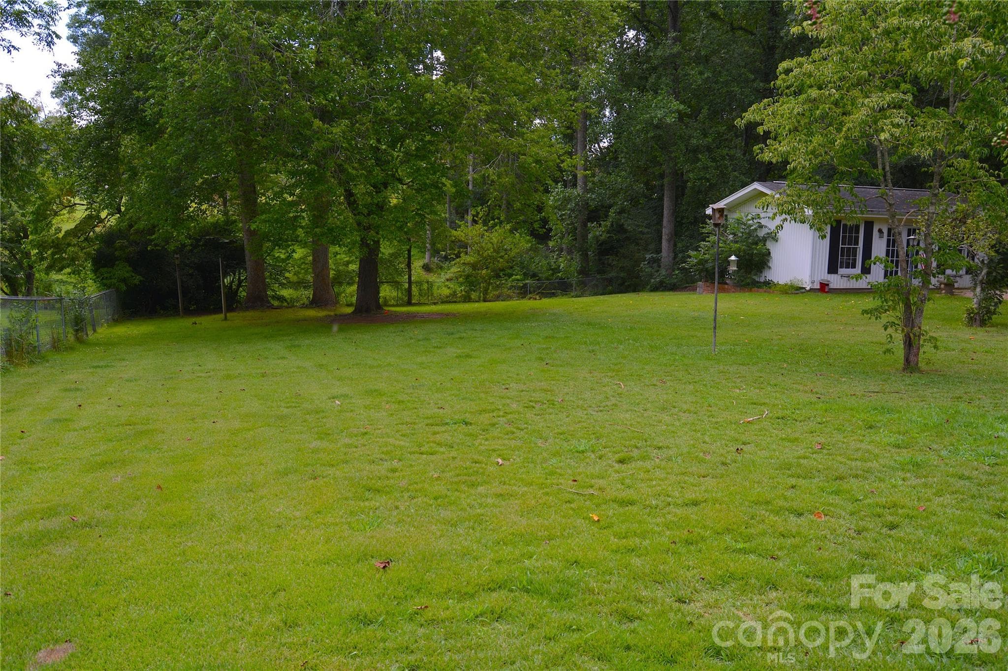 Backyard (fenced area) - 467 Forest Lake Road, Forest City