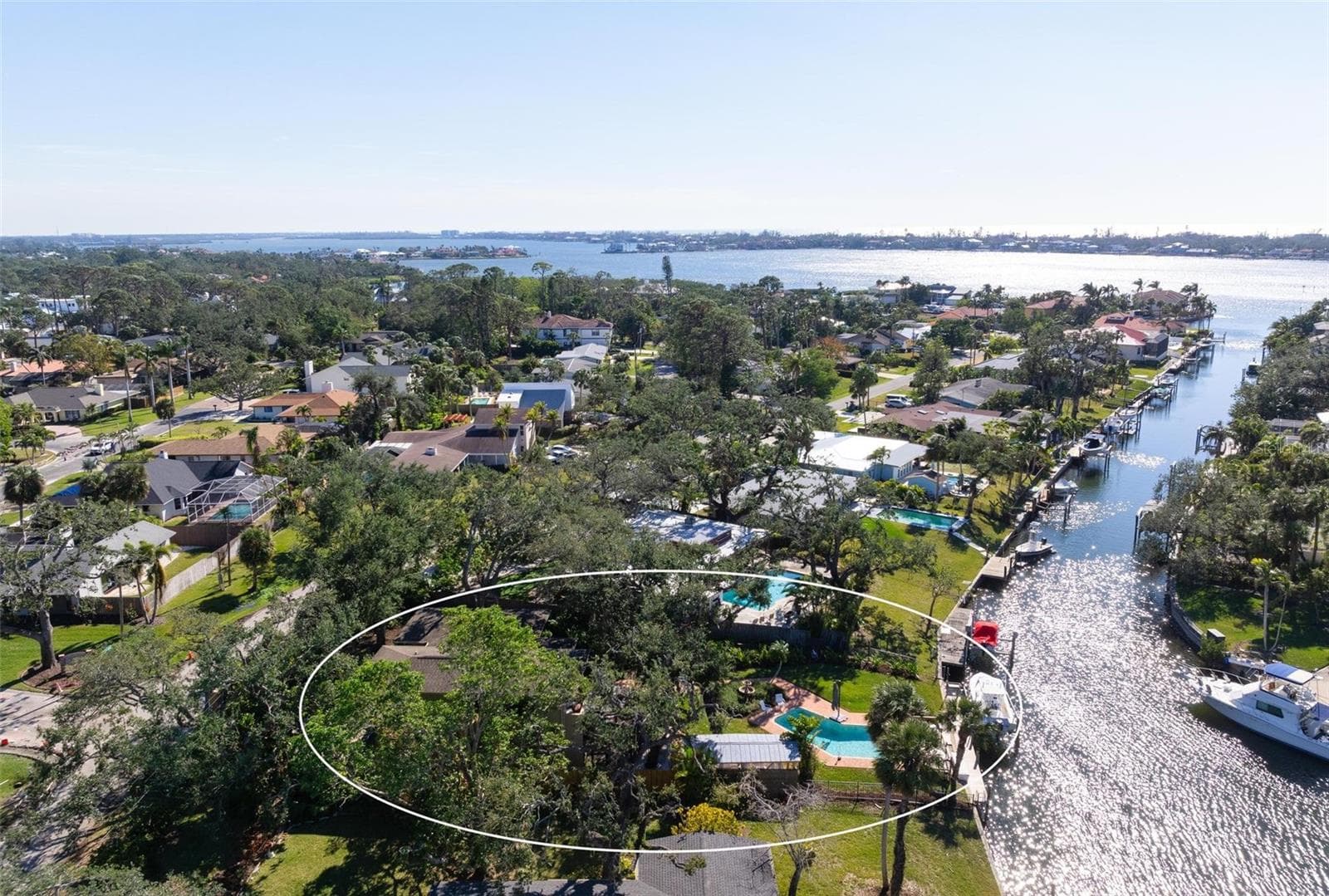 Aerial View - 1827 BAYWOOD DR, SARASOTA
