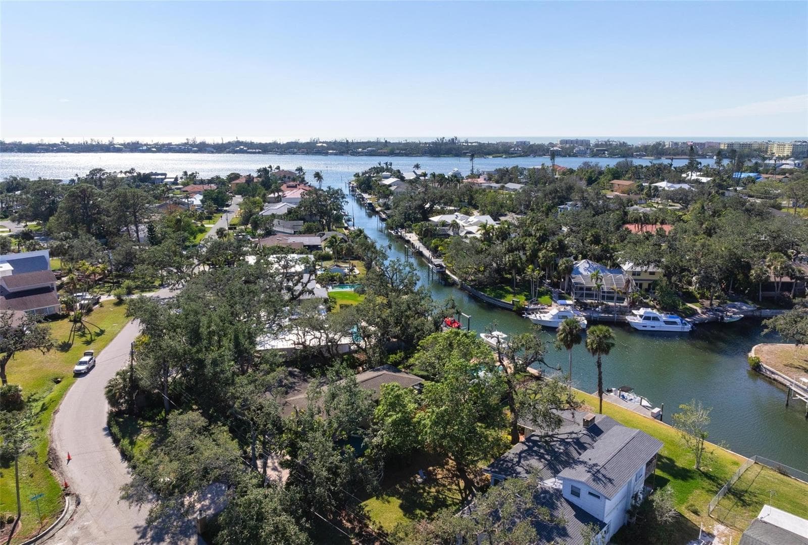 Aeial View - 1827 BAYWOOD DR, SARASOTA
