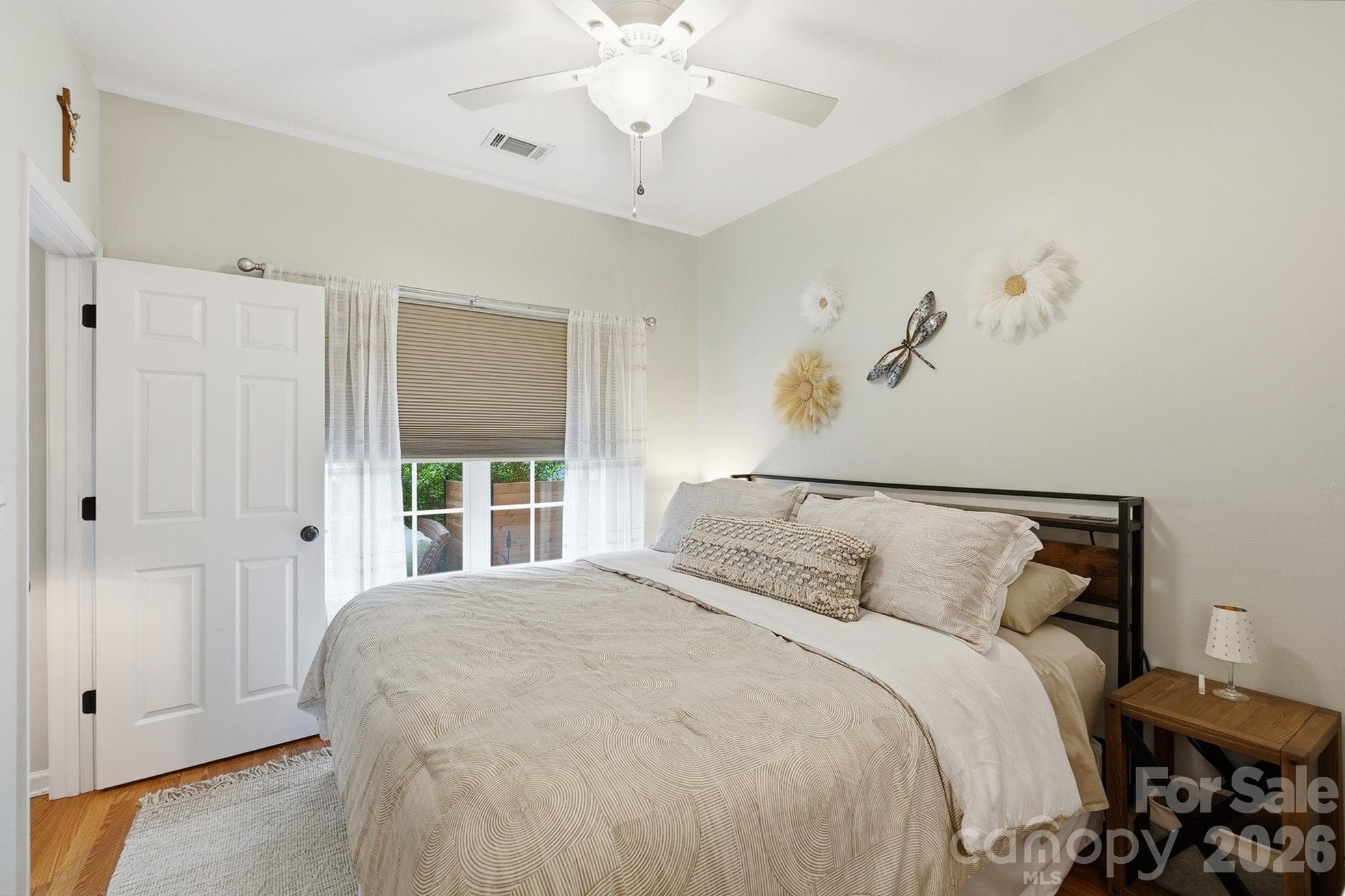 First floor primary with ceiling fan & natural light - 203 Tail Race Lane, Fort Mill