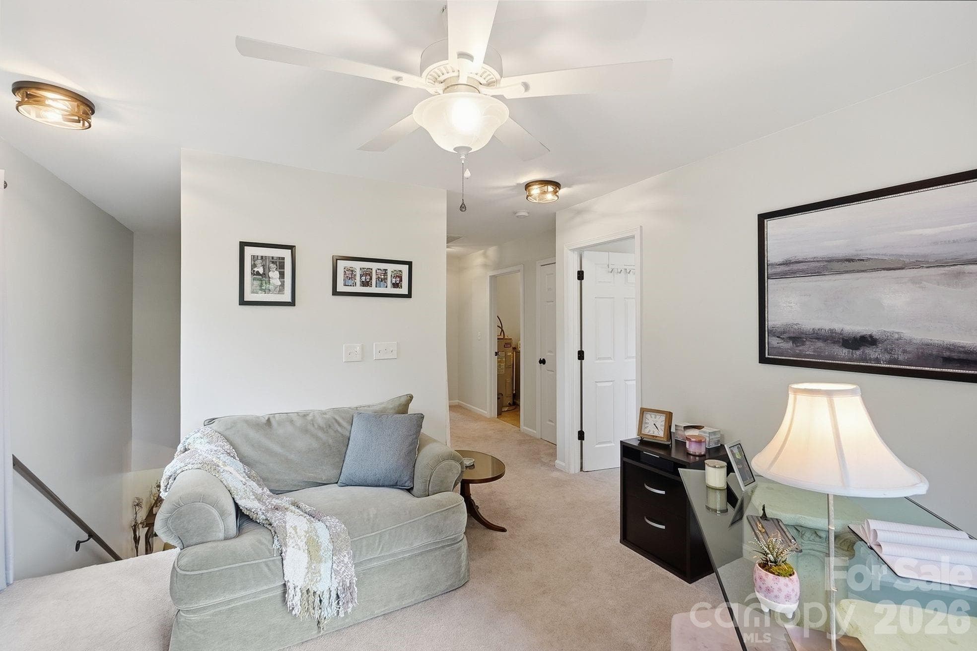 Loft/Flex room with ceiling fan - 203 Tail Race Lane, Fort Mill