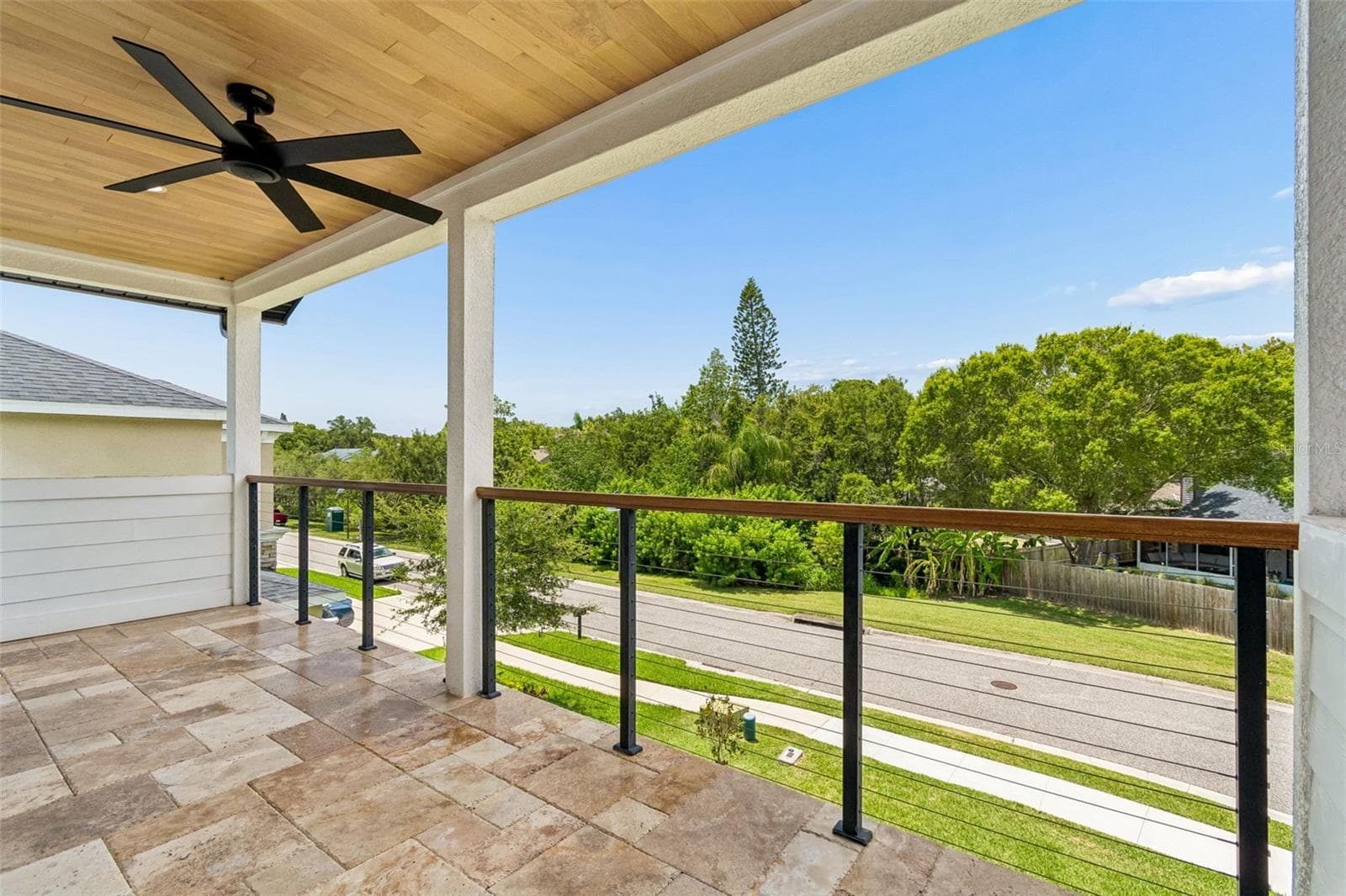 Secondary bedroom shared balcony - 3426 CHANNELSIDE CT, SAFETY HARBOR